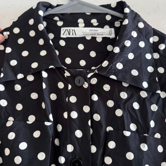 ZARA Black V-Neck Jumpsuit - Size XS - New Without Tags 🖤 - Picture 8 of 16